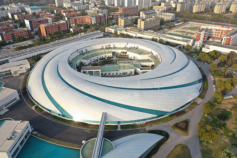 2019年3月12日，航拍上海光源項目。