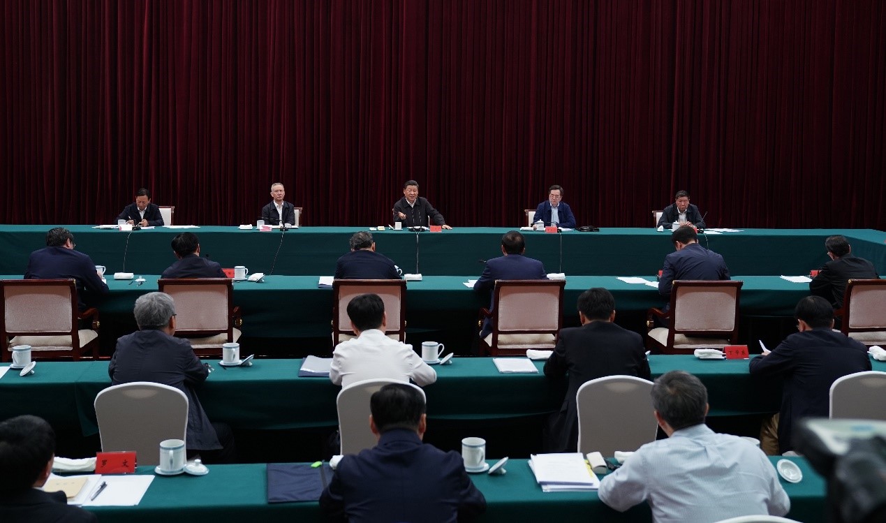2019年5月20日至22日，中共中央總書記、國家主席、中央軍委主席習近平在江西考察，主持召開推動中部地區(qū)崛起工作座談會并發(fā)表重要講話。新華社記者 謝環(huán)馳 攝 