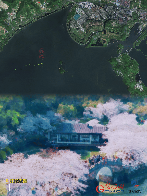 清明游玩賞花圖鑒來了！衛(wèi)星鏡頭帶你先睹為快